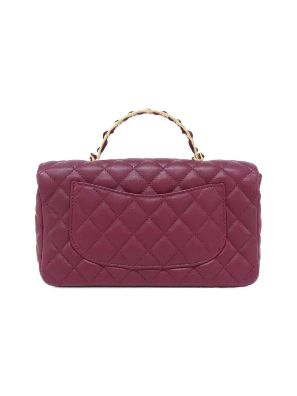 Chanel Bag Handbag Burgundy
